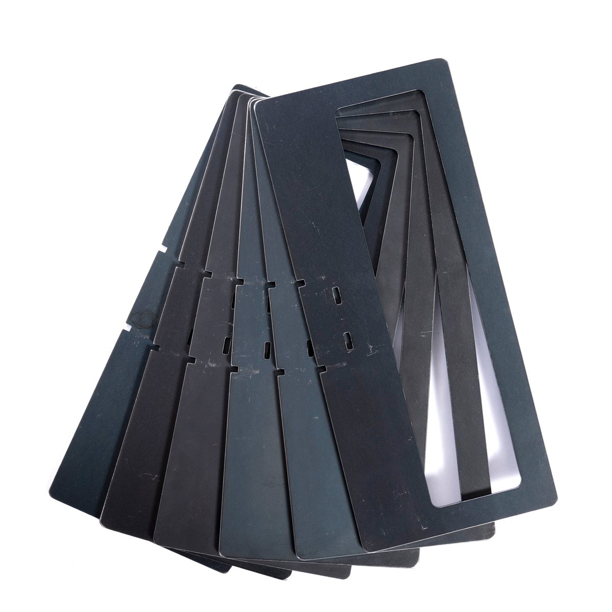 Lot de 6 tablettes creuses pour etagere a vin wineline