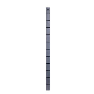 Structure centrale vierge en acier brut pour etagere a vin modulable wineline de face